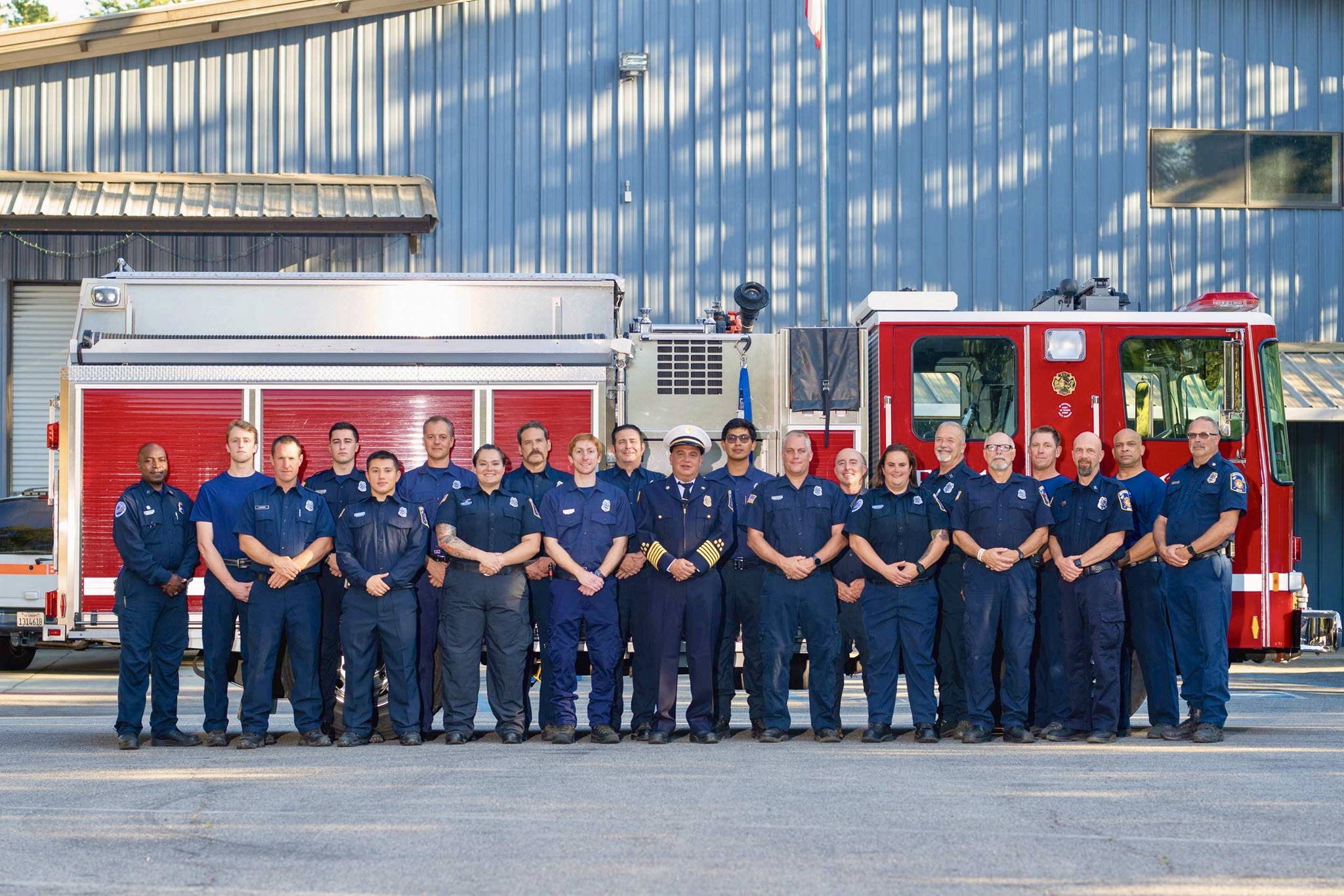 Zayante Fire Department Staff Group Photo