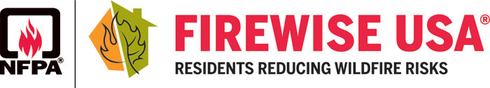 Firewise USA Logo - Residents Reducing Wildfire Risks - NFPA